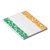 Bloc-note Drapeau de l'Irlande Shamrock (Incliné)