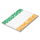 Bloc-note Drapeau de l'Irlande Shamrock (Tourné)