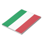 Bloc-note Drapeau de l'Italie (Tourné)