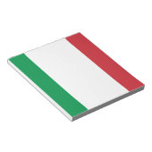 Bloc-note Drapeau de l'Italie (Incliné)
