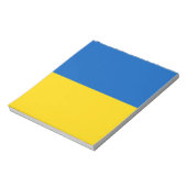Bloc-note Drapeau de l'Ukraine (Tourné)