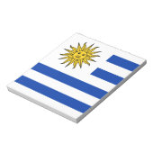 Bloc-note Drapeau de l'Uruguay (Tourné)