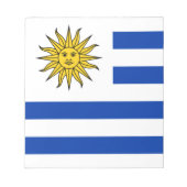 Bloc-note Drapeau de l'Uruguay (Devant)