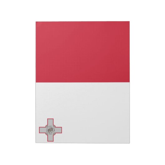 Bloc-note Drapeau de Malte (Tourné)