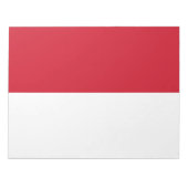 Bloc-note Drapeau de Monaco (Devant)