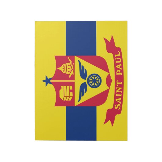 Bloc-note Drapeau de Saint Paul (Minnesota) (Tourné)