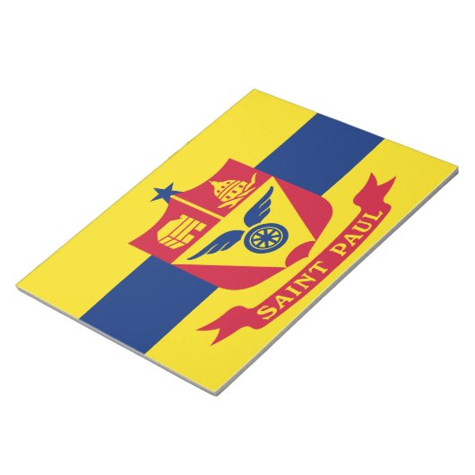 Bloc-note Drapeau de Saint Paul (Minnesota) (Incliné)