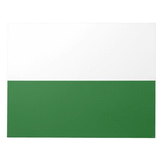 Bloc-note Drapeau de Saxe (État allemand) (Devant)