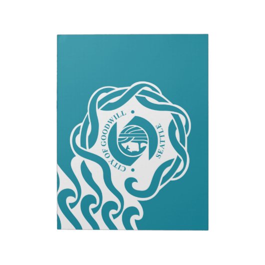 Bloc-note Drapeau de Seattle (Washington) (Tourné)