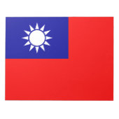 Bloc-note Drapeau de Taïwan : République de Chine, Taipei ch (Devant)