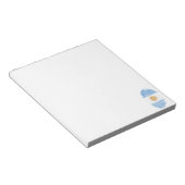 Bloc-note Drapeau d'empreintes tactiles argentin (Incliné)
