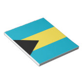Bloc-note Drapeau des Bahamas (Incliné)