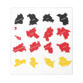 Bloc-note Drapeau des États allemands (Devant)