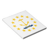 Bloc-note Drapeau d'État de Rhode Island (Incliné)
