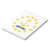 Bloc-note Drapeau d'État de Rhode Island (Tourné)