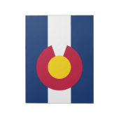 Bloc-note Drapeau d'Etat du Colorado (Tourné)