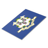 Bloc-note Drapeau d'État du Connecticut (Incliné)