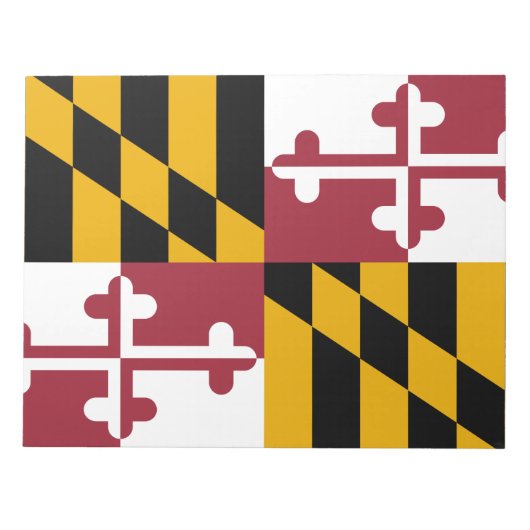 Bloc-note Drapeau d'État du Maryland (Devant)