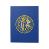Bloc-note Drapeau d'État du Nebraska (Tourné)
