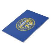 Bloc-note Drapeau d'État du Nebraska (Incliné)