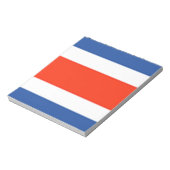 Bloc-note Drapeau du Costa Rica (Tourné)