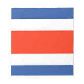 Bloc-note Drapeau du Costa Rica (Devant)