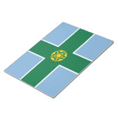 Bloc-note Drapeau du Derbyshire (Comté d'Angleterre, Royaume (Incliné)