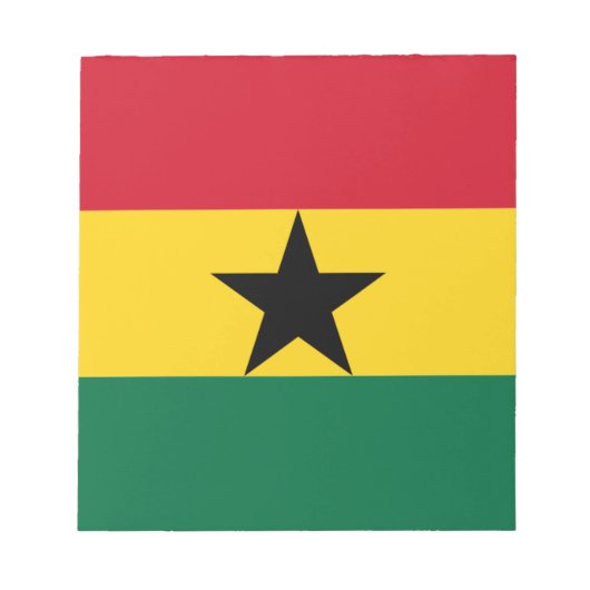 Bloc-note Drapeau du Ghana (Devant)
