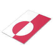 Bloc-note Drapeau du Groenland (Incliné)