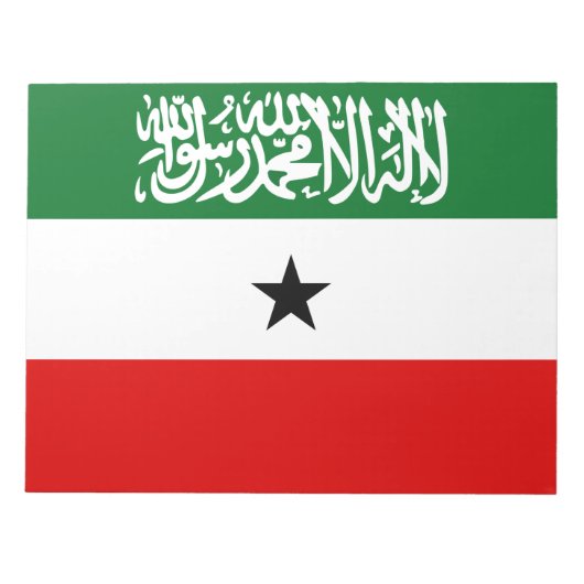 Bloc-note Drapeau du Somaliland (Devant)