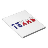 Bloc-note Drapeau du Texas (Incliné)