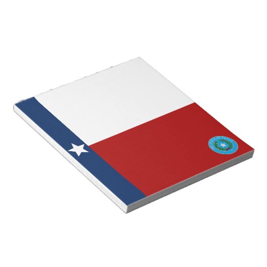 Bloc-note Drapeau du Texas (Incliné)