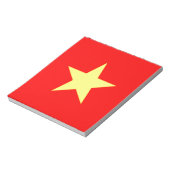 Bloc-note Drapeau du Vietnam (Tourné)