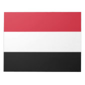 Bloc-note Drapeau du Yémen (Devant)