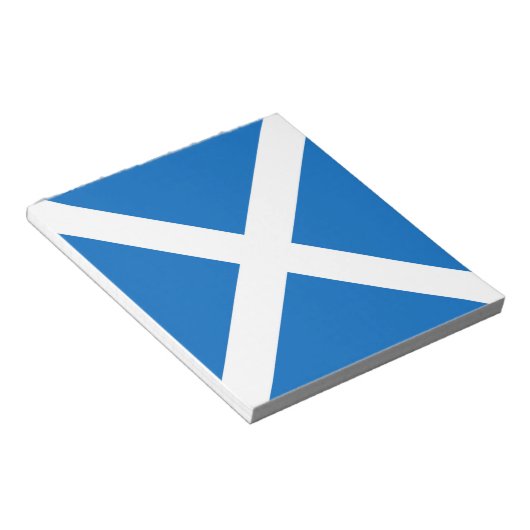 Bloc-note Drapeau écossais Saltire (Incliné)