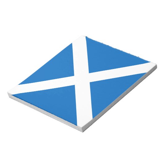 Bloc-note Drapeau écossais Saltire (Tourné)