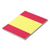 Bloc-note Drapeau espagnol (Tourné)