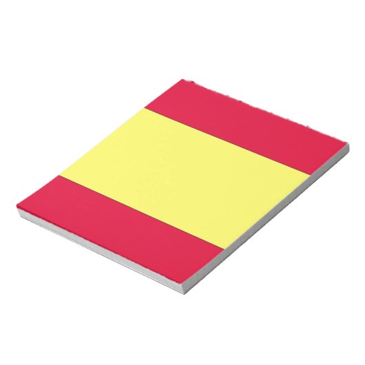 Bloc-note Drapeau espagnol (Tourné)