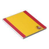 Bloc-note Drapeau espagnol (Incliné)