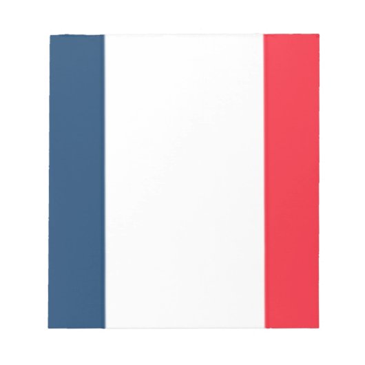 Bloc-note Drapeau français (Devant)