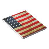 Bloc-note Drapeau Grunge America (Incliné)