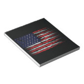 Bloc-note Drapeau Grunge U.S.A (Incliné)