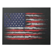 Bloc-note Drapeau Grunge U.S.A (Devant)