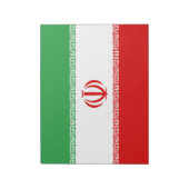 Bloc-note Drapeau iranien (Iran) (Persan) (Tourné)