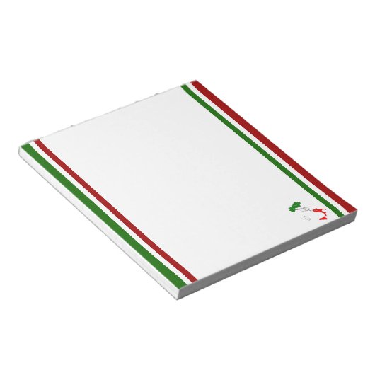 Bloc-note Drapeau italien (Incliné)