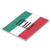 Bloc-note Drapeau italien Italia Il Tricolore (Tourné)