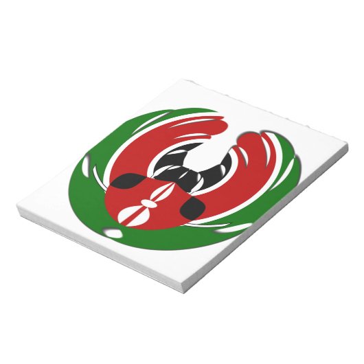 Bloc-note Drapeau kényan (Tourné)