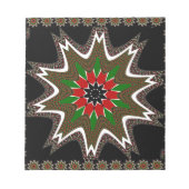 Bloc-note Drapeau kényan couleurs Art Imprimer/graphique (Devant)