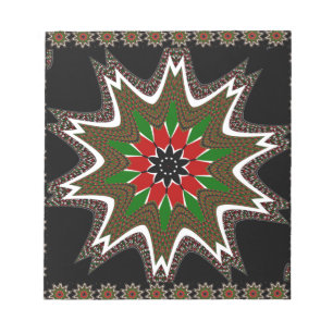 Bloc-note Drapeau kényan couleurs Art Imprimer/graphique