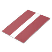 Bloc-note Drapeau letton (Lettonie) (Incliné)